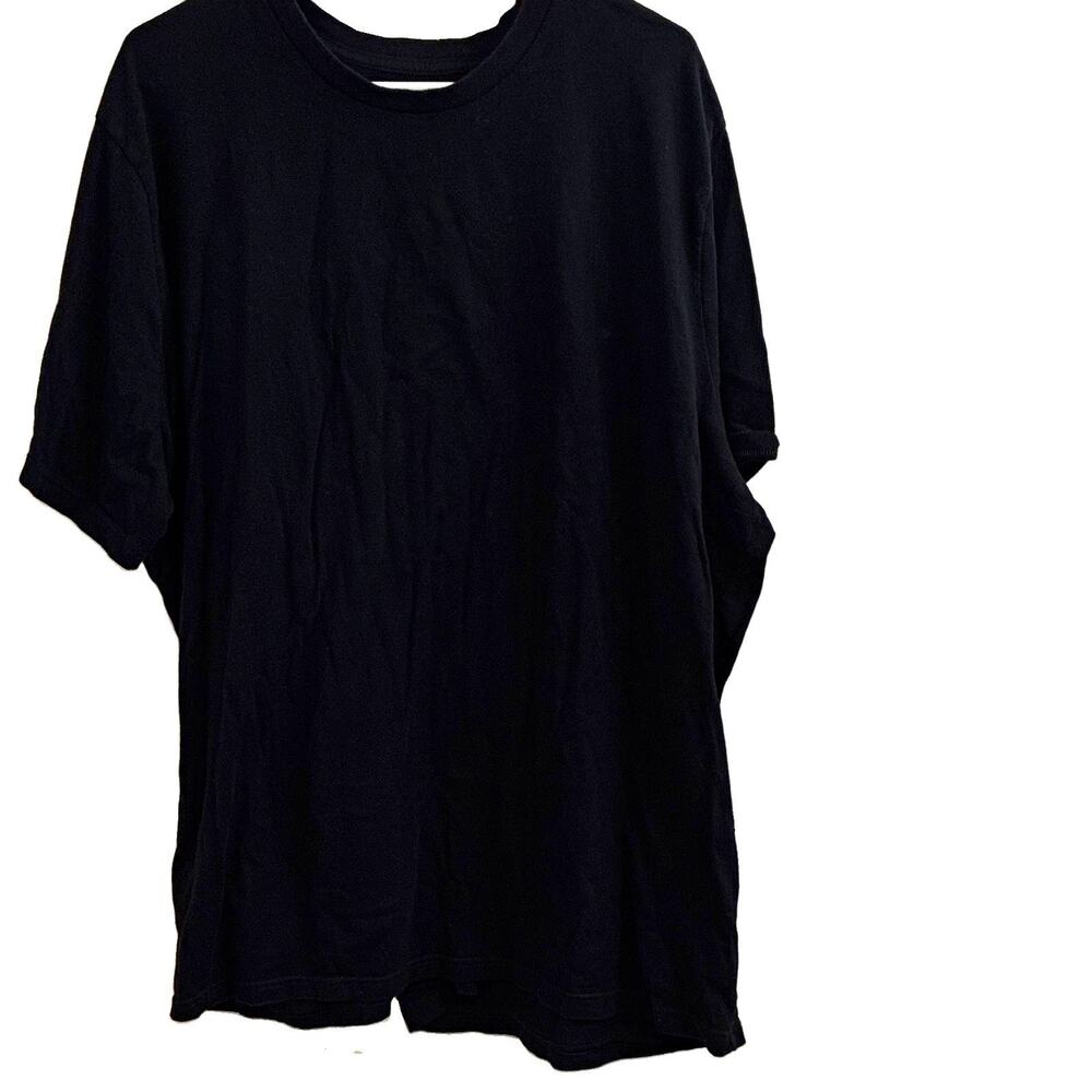 Old Navy Men 3XLT Black Soft-Washed T-Shirt 100% Cotton Crew Neck XXXL Tall